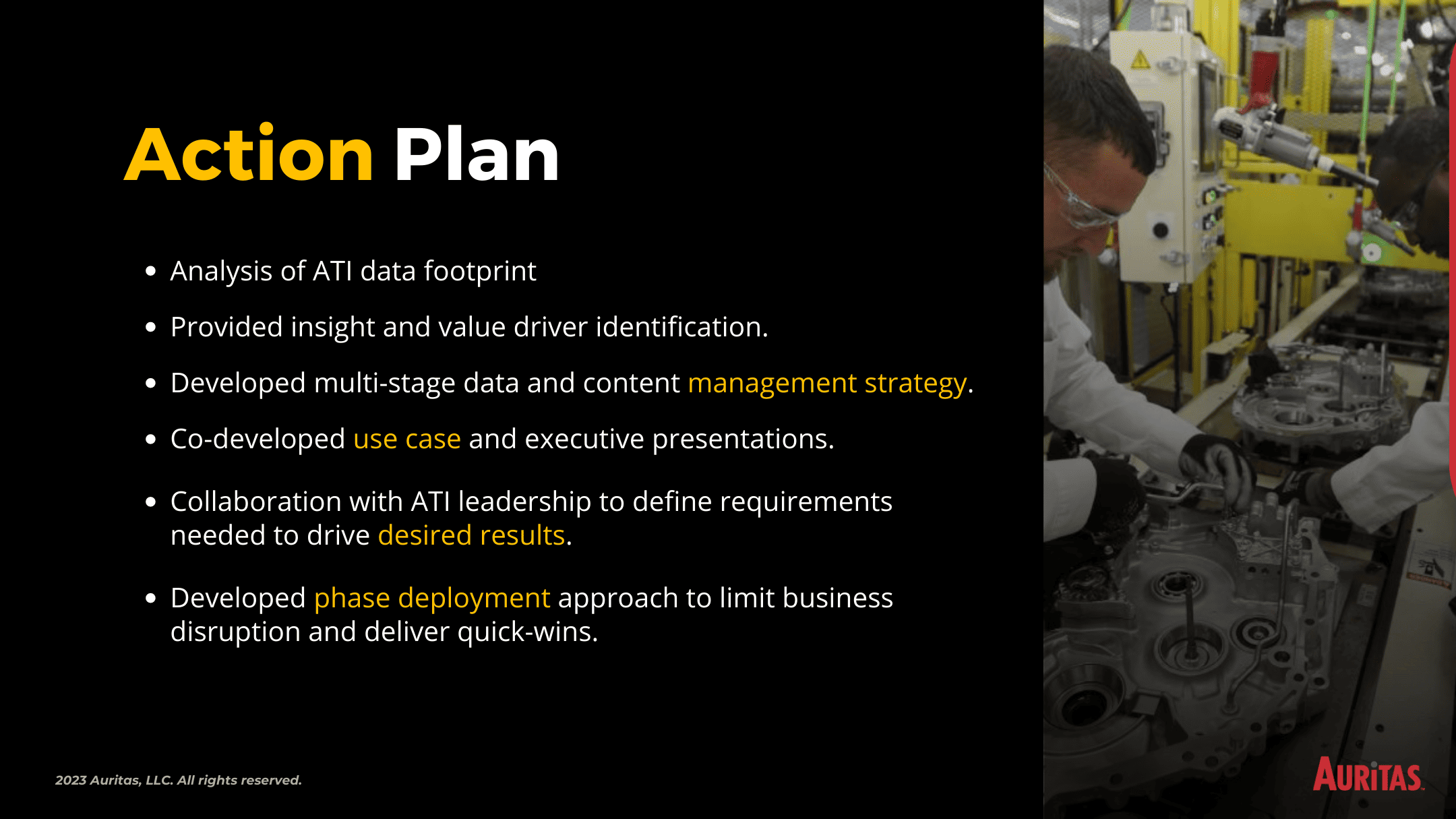 4 3 Data Archiving for Manufacturing: Allison Transmission
