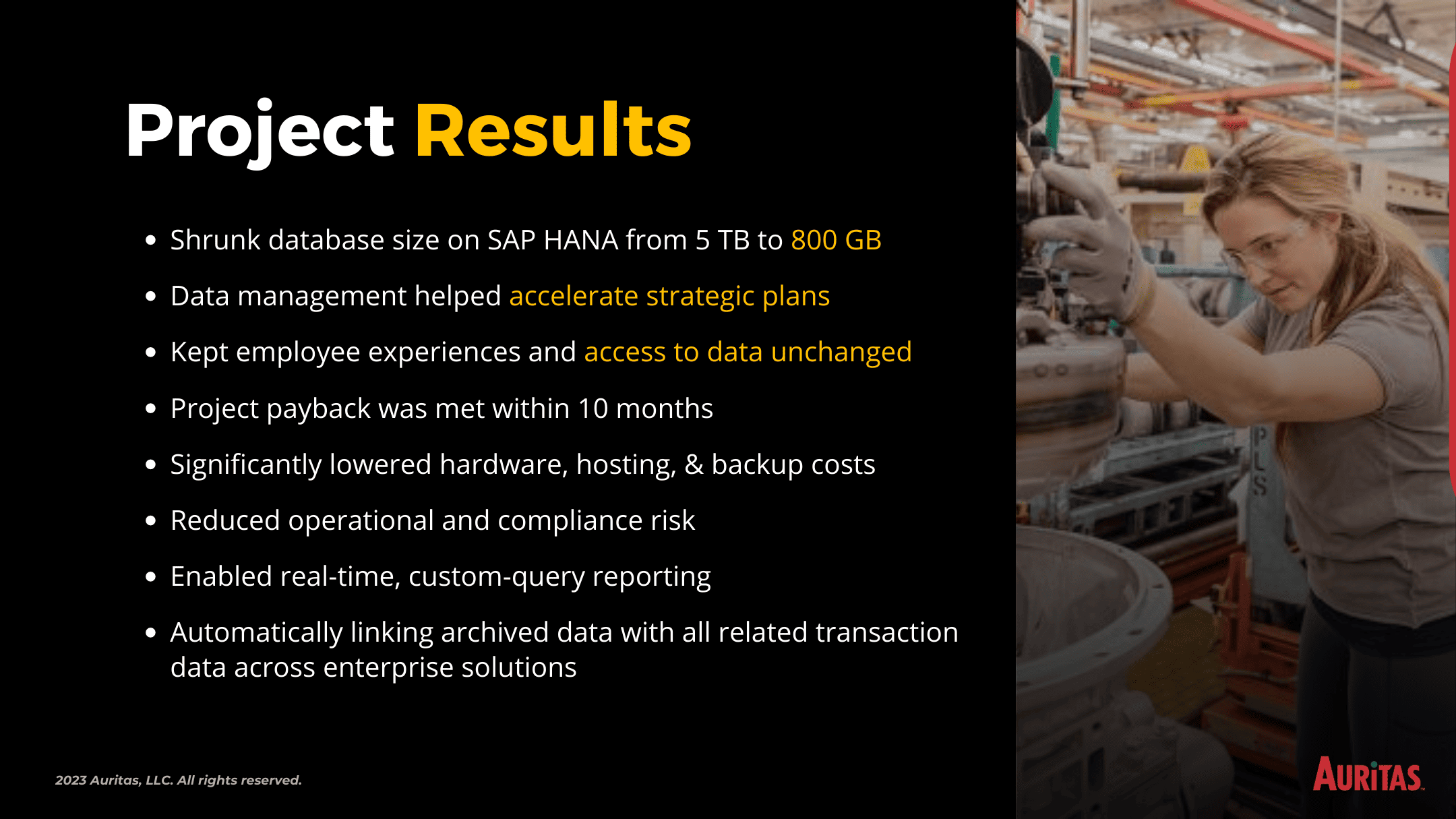6 1 Data Archiving for Manufacturing: Allison Transmission
