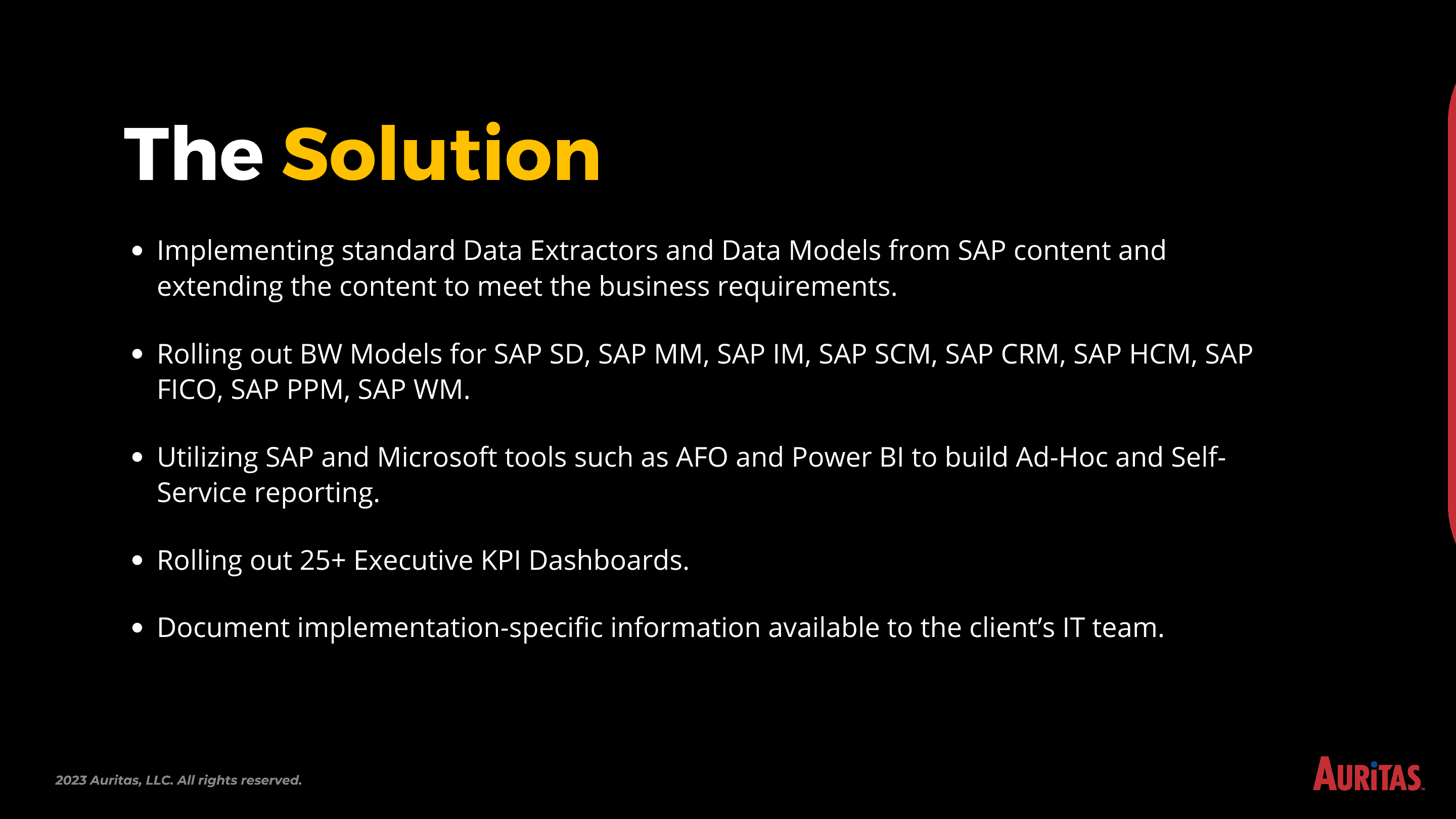 SAP BW/4HANA Greenfield Implementation 3