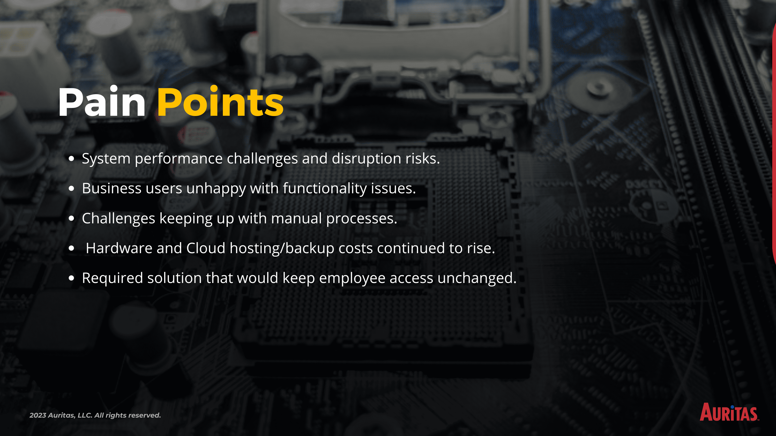 3 Data ASSIST | Data Archiving for Distributor: TTI