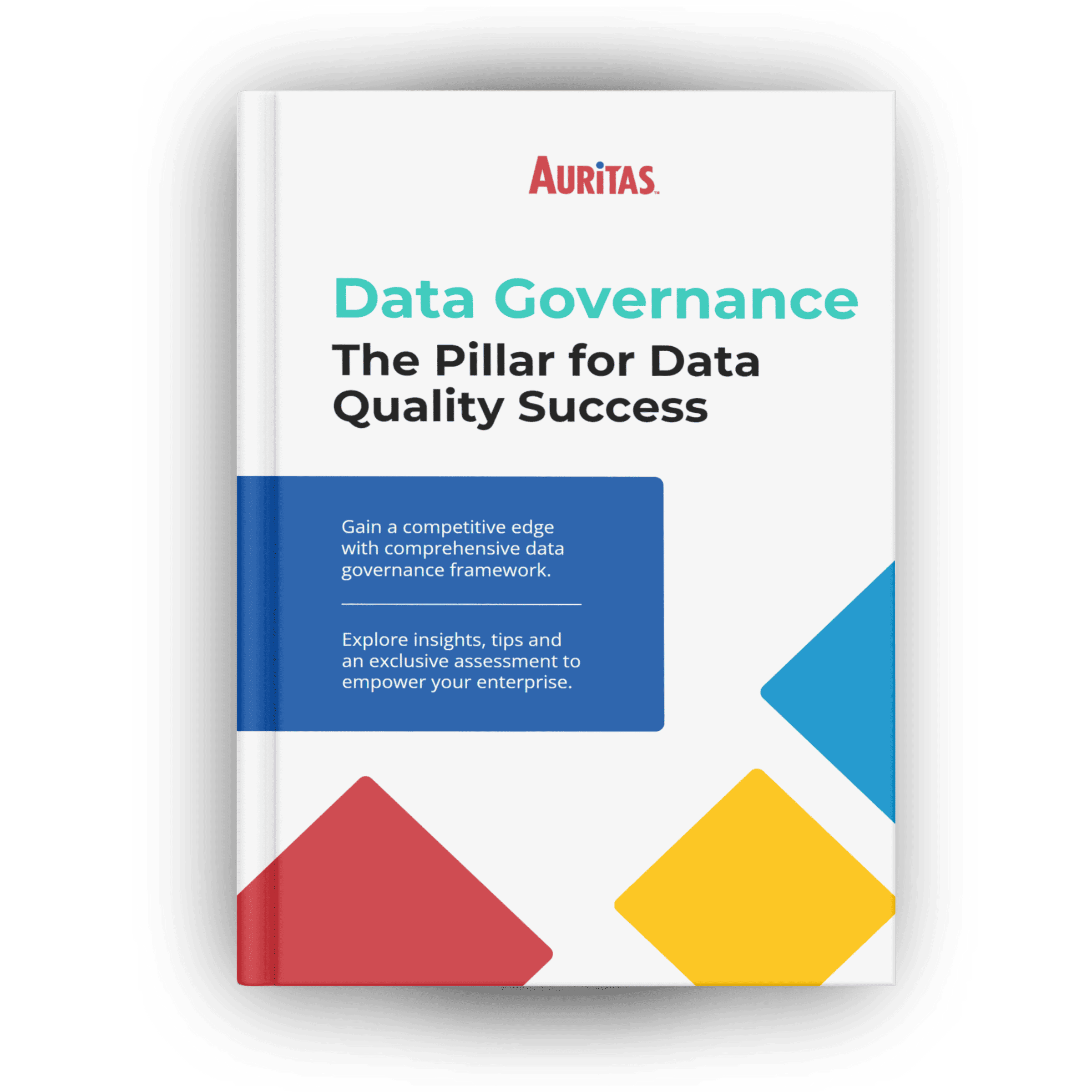 Ebook Mockups 6 Data Governance E-book: Pillar to Data Quality Success