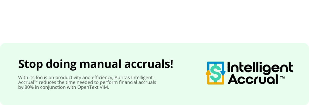 Audit Trails and Transparency through Accruals Automation Auritas LLC Email Banners 3 Audit Trails and Transparency through Accruals Automation
