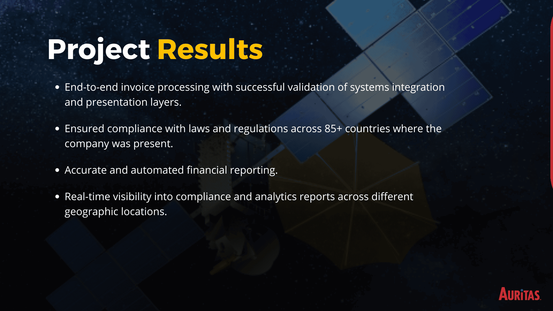 4 Enhanced Tax Compliance with SAP Vertex: Maxar Technologies