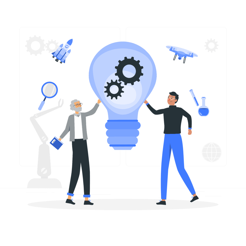 Unlocking the Benefits of Vendor Invoice Management (VIM) Auritas LLC Two men innovating and brainstorming