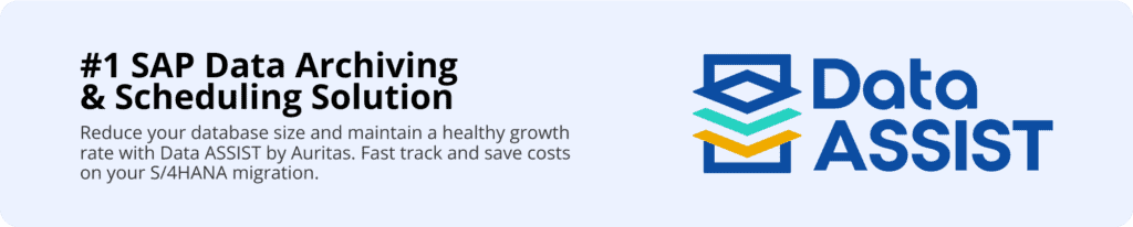 How Much Can I Save with Data Archiving in SAP? Auritas LLC Email Banners How Much Can I Save with Data Archiving in SAP?