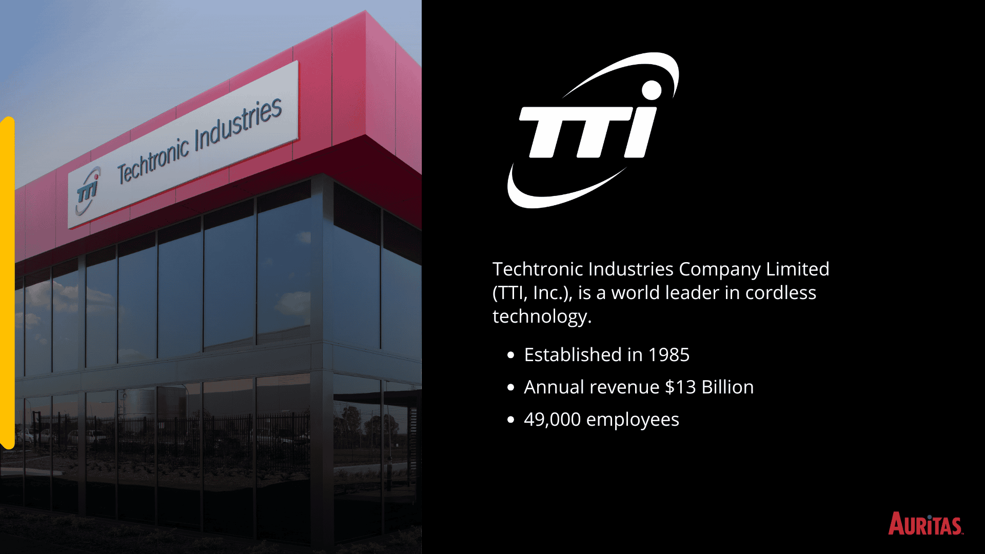 data archiving: Techtronic Industries (TTI)